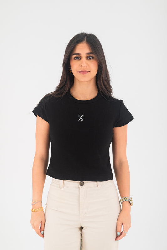 WOMEN'S T-SHIRT BLACK