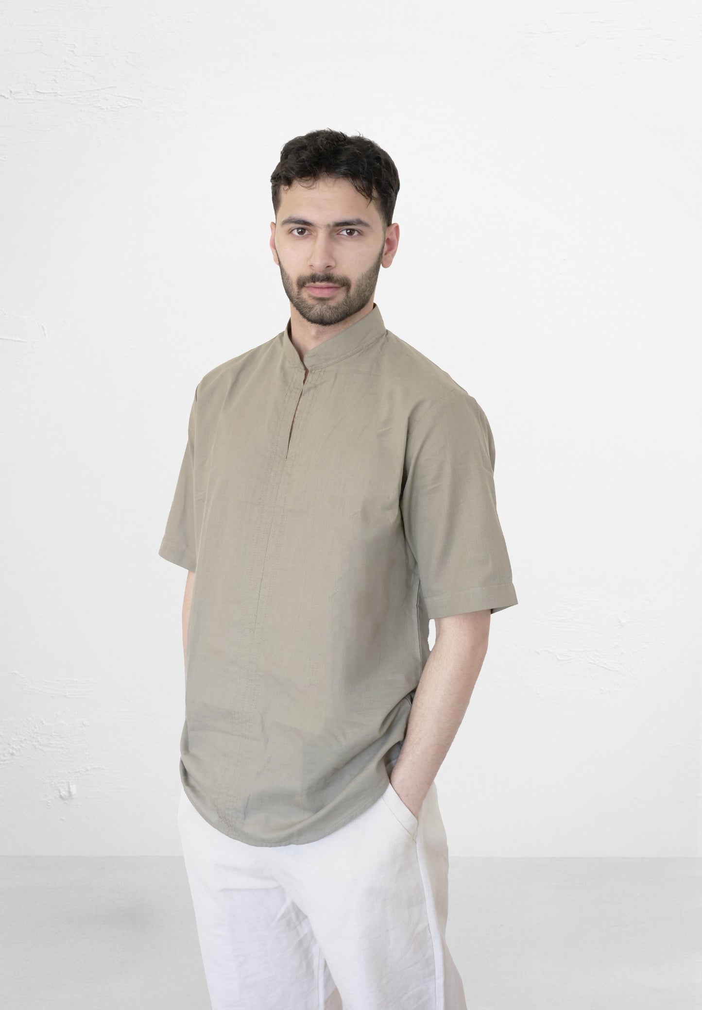 MOROCCAN T-SHIRT OLIVE