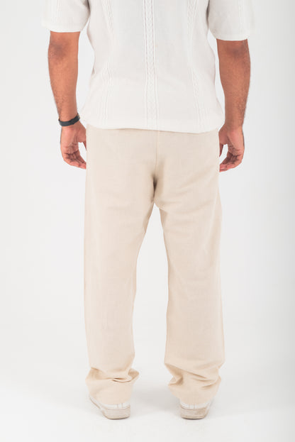 BEIGE LINEN PANTS