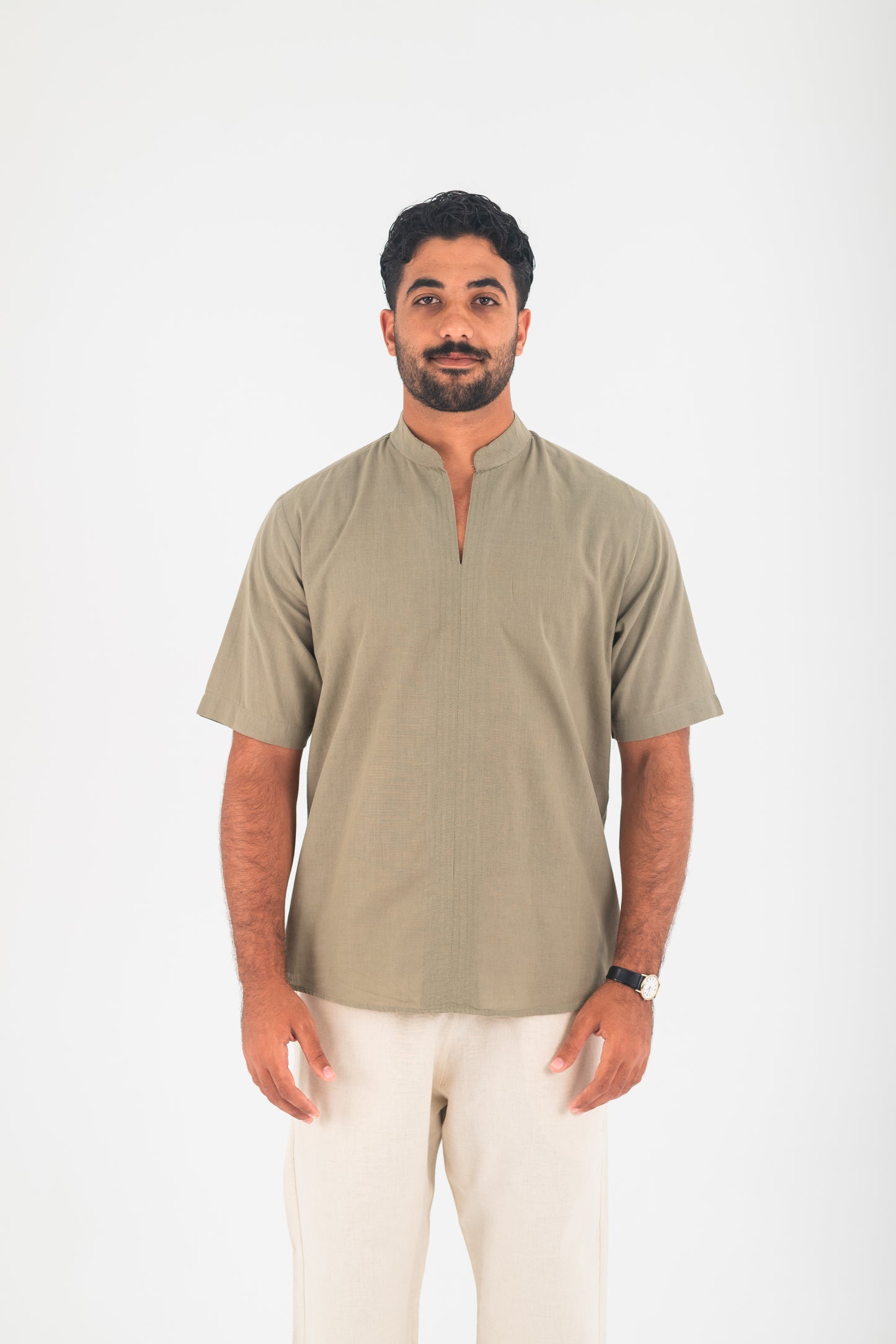 MOROCCAN T-SHIRT OLIVE