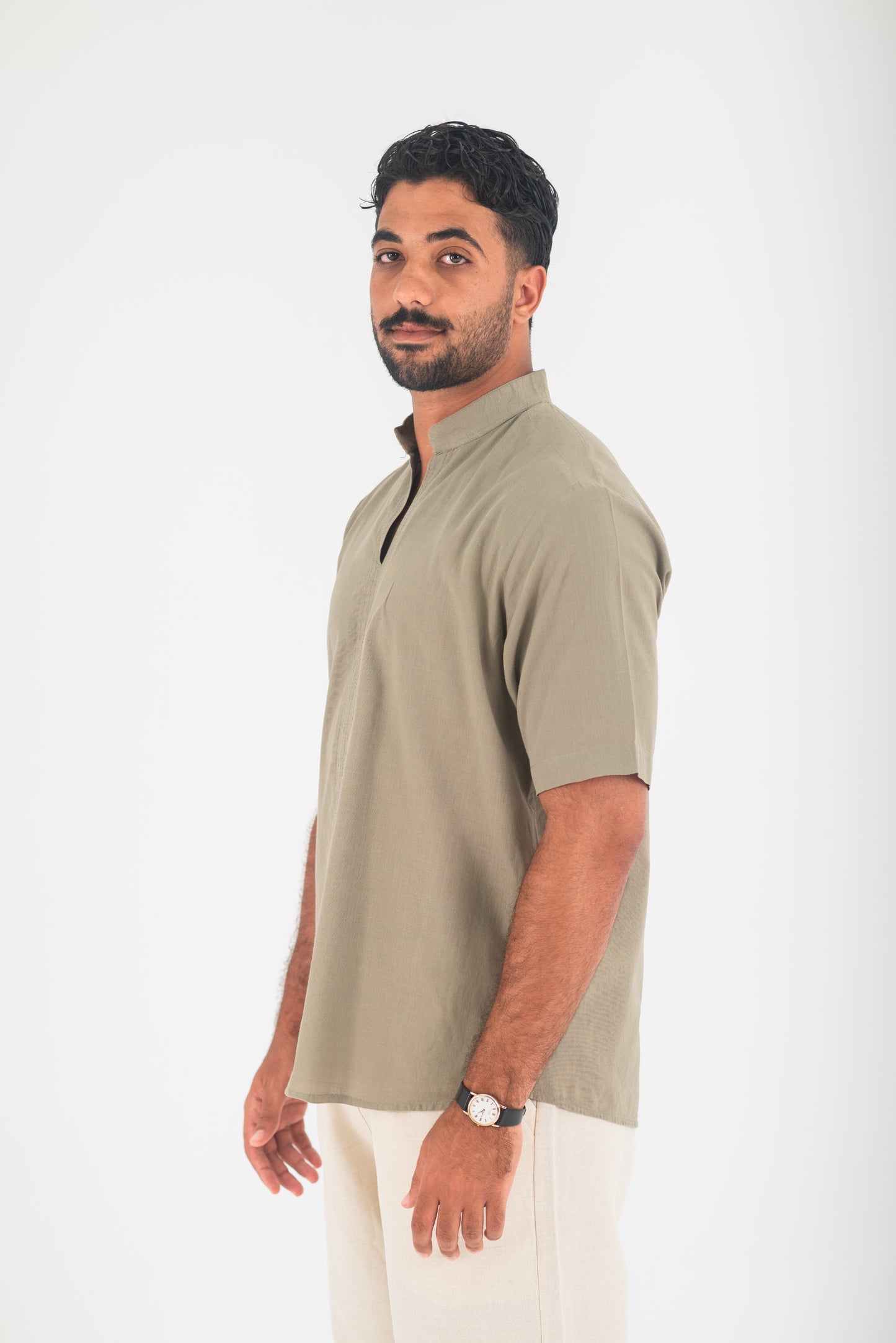 MOROCCAN T-SHIRT OLIVE