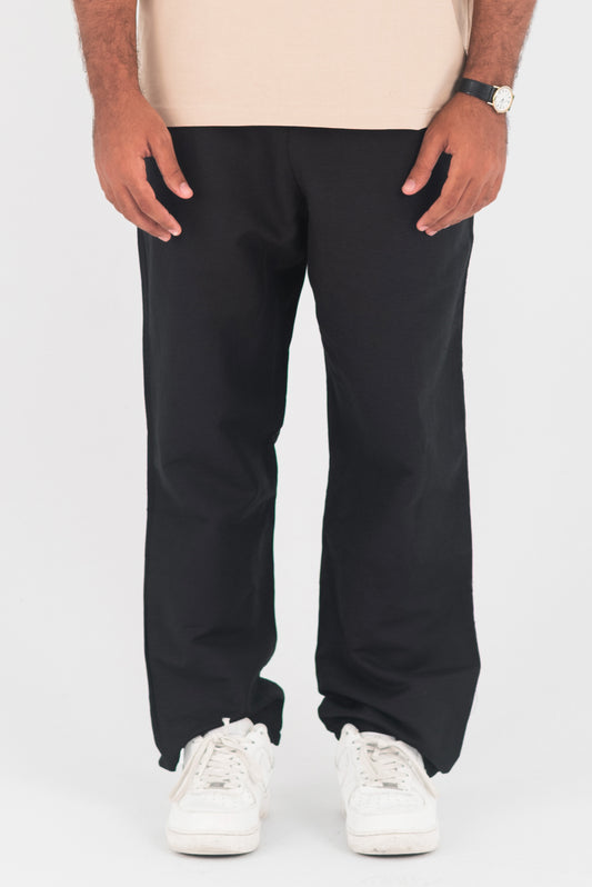 BLACK LINEN PANTS