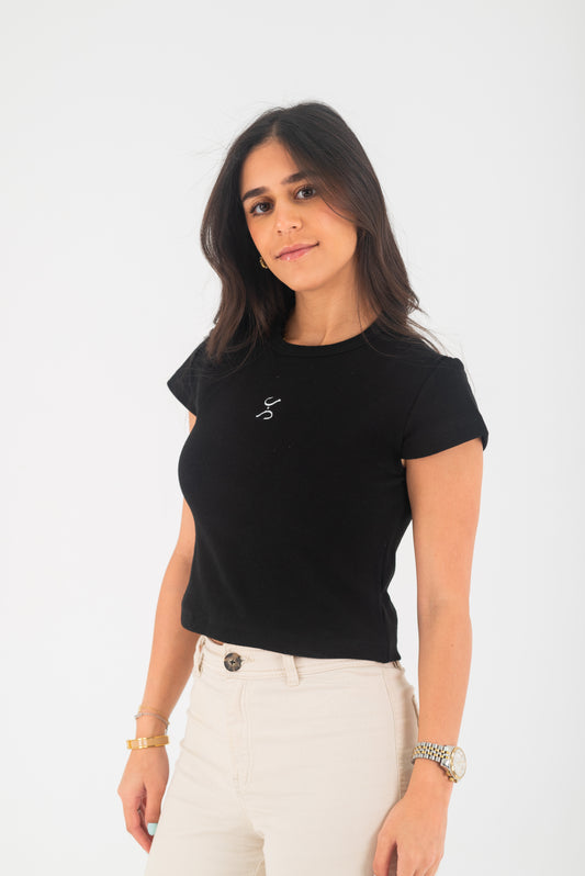 WOMEN'S T-SHIRT BLACK