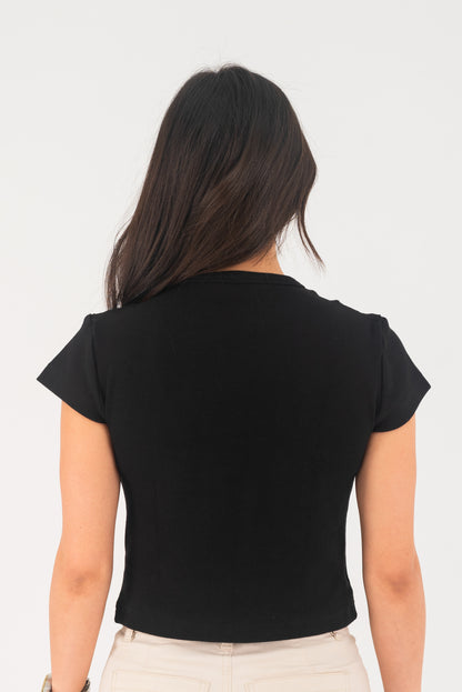 WOMEN'S T-SHIRT BLACK