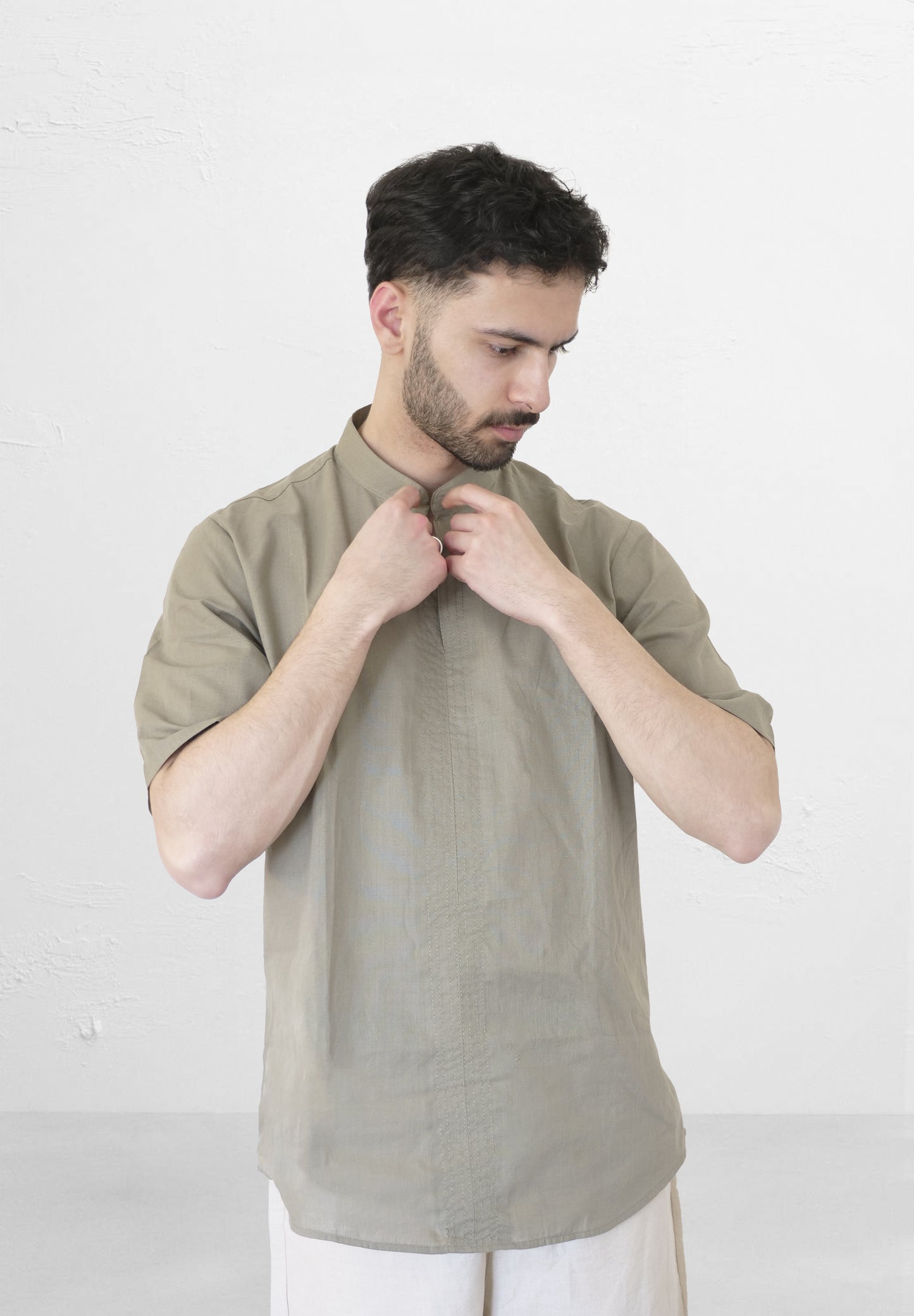 MOROCCAN T-SHIRT OLIVE